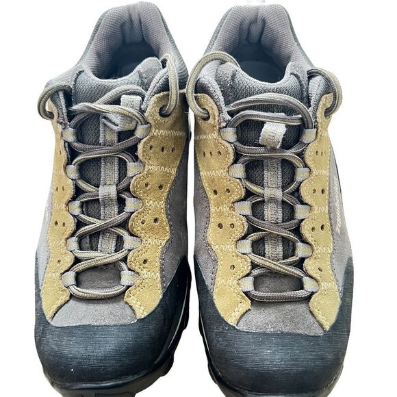 Zamberlan Olive Green Grey Suede Lace Up Hiking Trail Sneakers - Picture 6 of 11